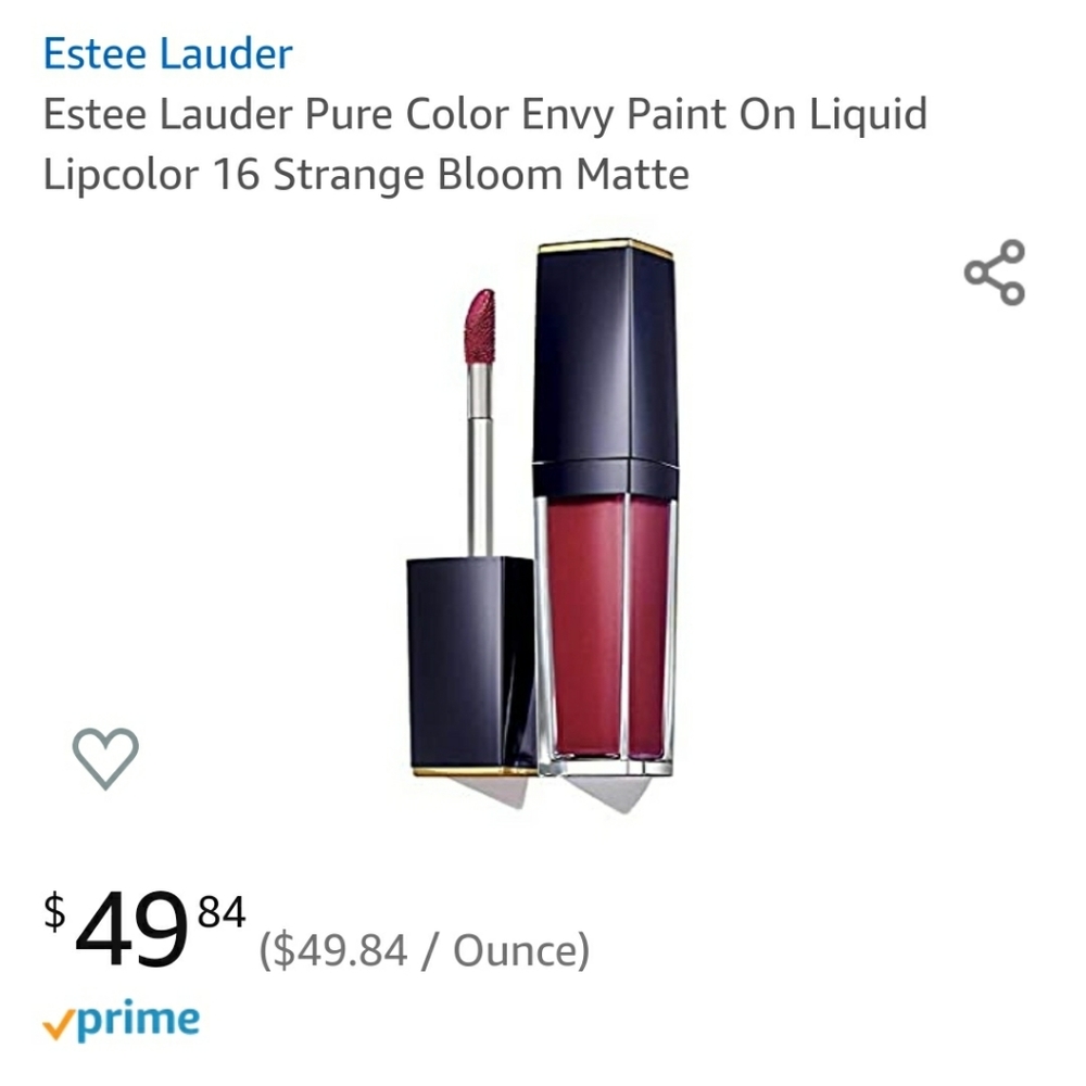 Estee Lauder Liquid Lipstick Red
